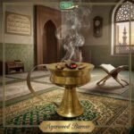 সুন্নতী পিতলের ধুপদানী | Brass Incense Burner - Image 2