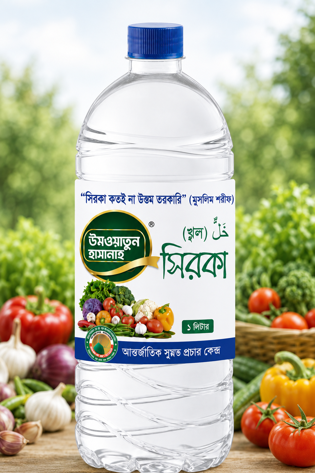 sirka . uswatul hasana সুন্নতি সিরকা (খুল) ১ লিটার | প্রাকৃতিক ভিনেগার | উসওয়াতুন হাসানাহ - Image 1